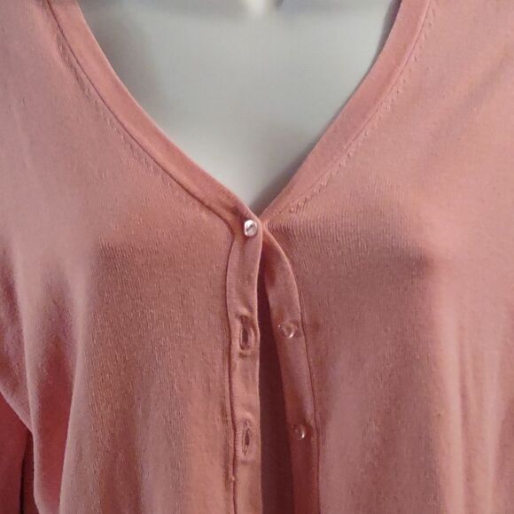New with tags Apostrophe Women's S classic pink cardigan lightweight super soft - Picture 2 of 10